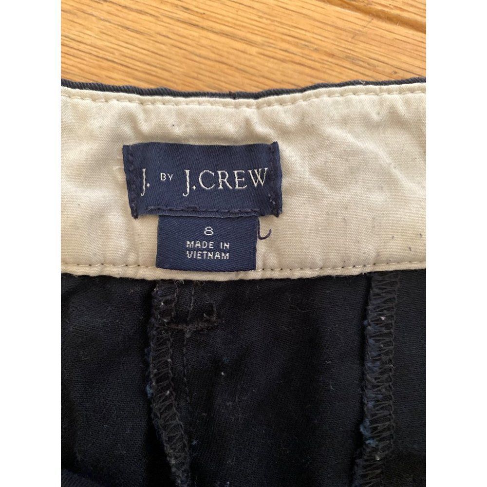 J. Crew women's black cotton mid-rise casual summer shorts size 8 - Picture 4 of 8